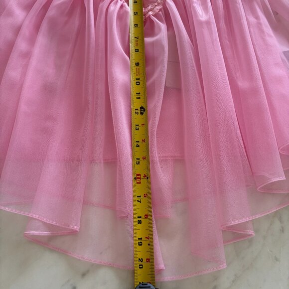 Christopher Kane Lace-trimmed Tulle Pink Top - Size 44IT/SZ 8 - NWT - Picture 12 of 15